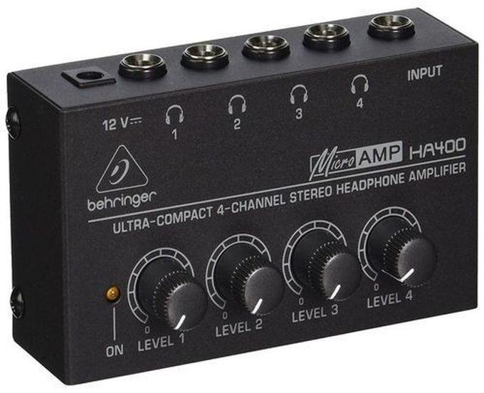Behringer HA400 4-Channel Stereo Headphone Amp.