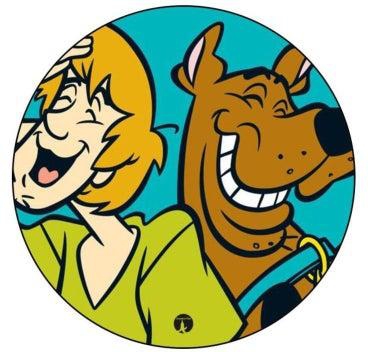 Scooby Doo Theme Printed Mouse Pad Blue/Brown/Green