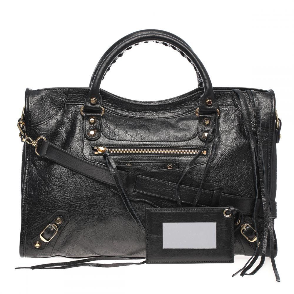 Balenciaga 115748 D94JG 1000 Shopper Bag for Women - Leather, Black ...