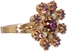 Crystal Asfour Fashion Ring For Women - Purple