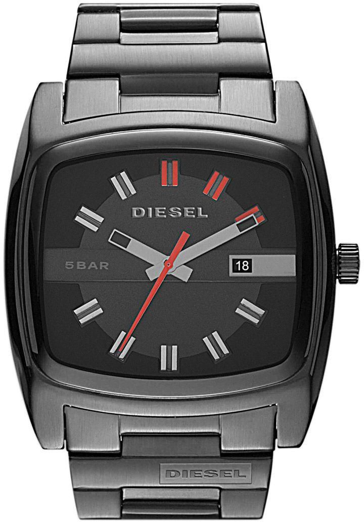 Diesel For Men Black Dial Stainless Steel Band Watch - DZ1557