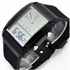 HONHX Unisex Womens Mens Digital Led Chronograph Quartz Sport Wrist Watch BK