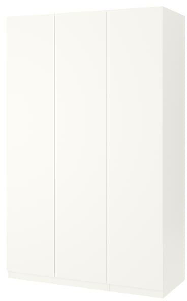 PAX / FORSAND Wardrobe, white/white, 150x60x236 cm - IKEA