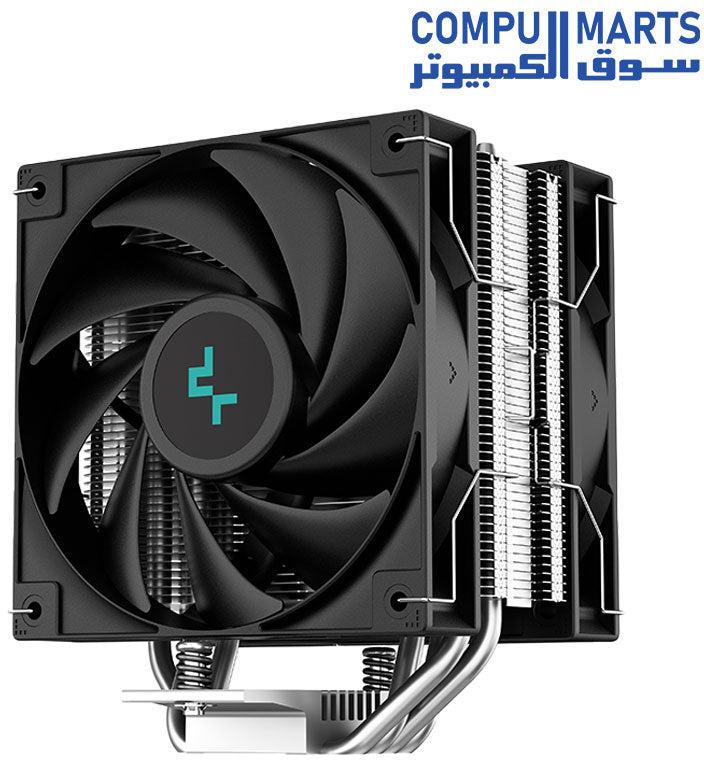مبرد هواء CPU DeepCool GAMMAXX AG400 بقدرة 220 واط TDP مع 4 أنابيب حرا
