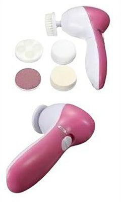 5 In 1 Beauty Care Body Massager White/Pink