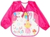 Mix&Max Baby Bib Long Sleeves printed Little friends For Girls-Pink