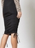 Ruched Side Skirt Black