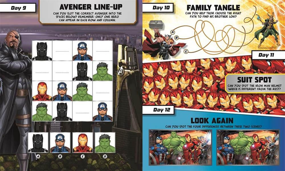 Igloo Books - Marvel Avengers 365 Days Of Activities- Babystore.ae