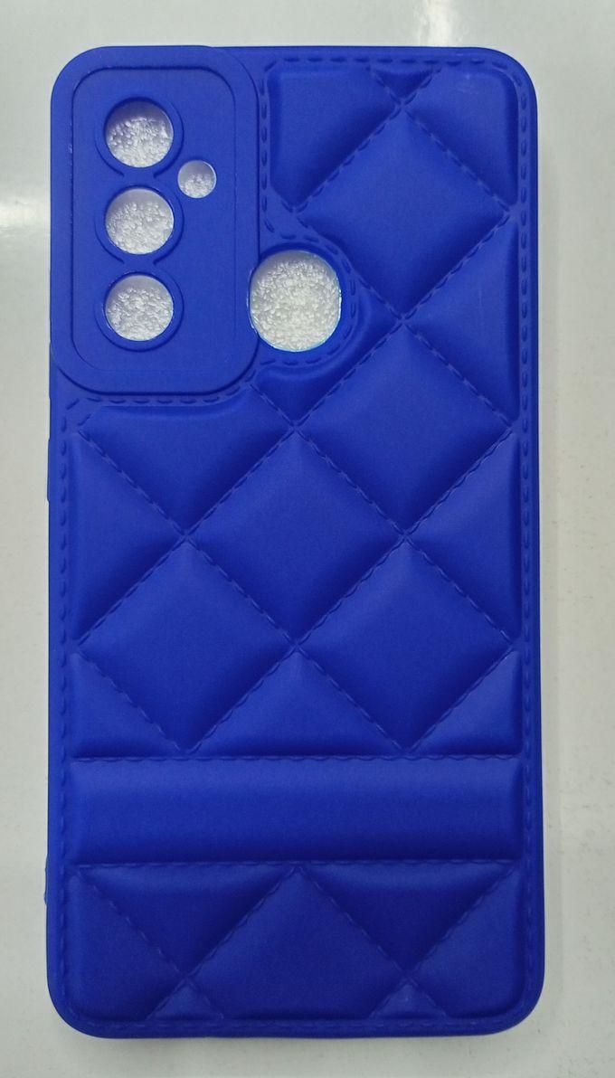 Tecno Pop 6 Go, Blue Silicone Cover Case.