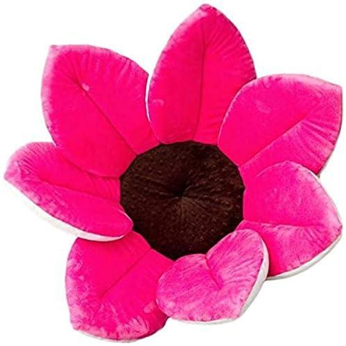 Moro Icome Foldable Toddler Soft Petal Bath Tub Foam Blooming Flower Shower for Baby (Pink)