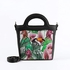 CANVA black top handle handbag bird Crossbody Bags, Top Handle Handbag For Women