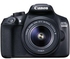 Canon EOS 1300D DSLR Camera, 18 MP, With 18 - 55 mm Lens Kit - Black