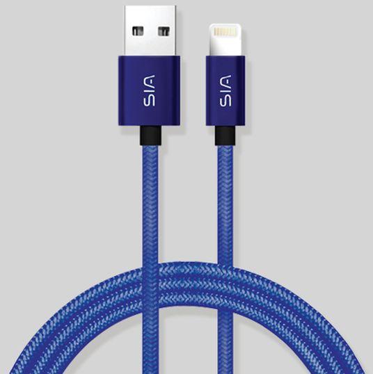 Sia Braided Cable AL 2.4A B Charging & Data Transfer -2m