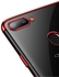 Oppo F9 Back Case TPU - Red & Transparent