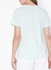 Image Applique Detailed T-Shirt Mint/White/Pink