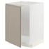 METOD Base cabinet for sink, white/Sinarp brown, 60x60 cm - IKEA