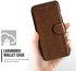 Verus iPhone 6 / 6S Leather Wallet Layered Dandy Coffee Brown