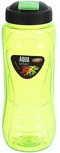Lamsa Plast Aqua Sport Plastic Water Bottle, 800 ml - Yellow and Black