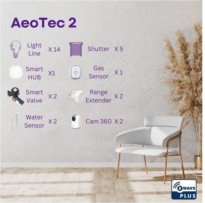 مجموعة للتحكم عن بعد تحكم في أجهزتك المنزلية باستخدام هاتفك AeoTec 2