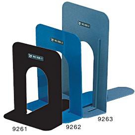 DELI 9262 Metal Book Ends, 7 1/2 inches, 48x31x20cm, 2pcs/set, Blue