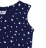 Baby Co. فستان ازرق نجوم مطبوع مع طوق للرأس