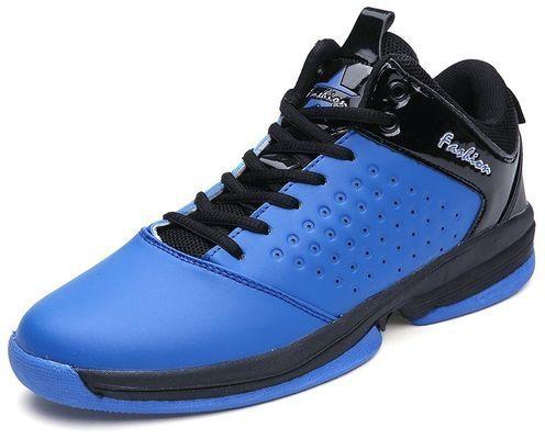 Tauntte Fashion Sport Shoes Breathable Men Basketball Shoes (Blue) - Intl