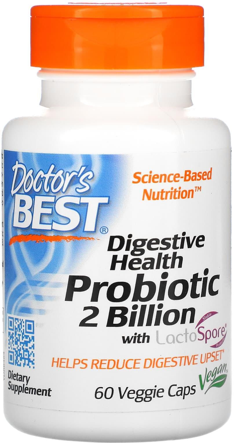 دكتورز بيست‏, صحة الجهاز الهضمي، بروبيوتيك مع LactoSpore‏، 2 مليار، 60 كبسولة نباتية