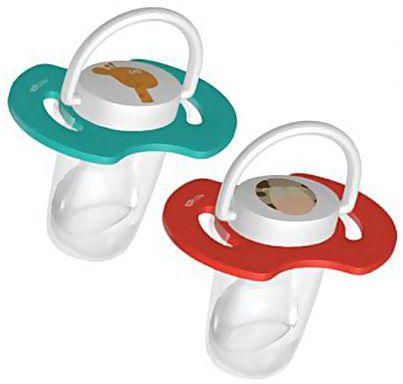 TOT Care Glow in the Dark Pacifier - Set Of 2 - Red / Blue
