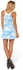 Mbox A Line Dress Blue and White - S/M