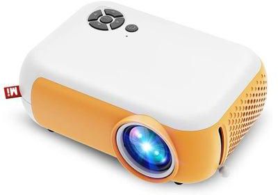 A10 Mi-ni LCD LED Projector 1080P Home Theater with HD IN AV USB TF Card Slot 3.5mm Audio Output Remote Controller