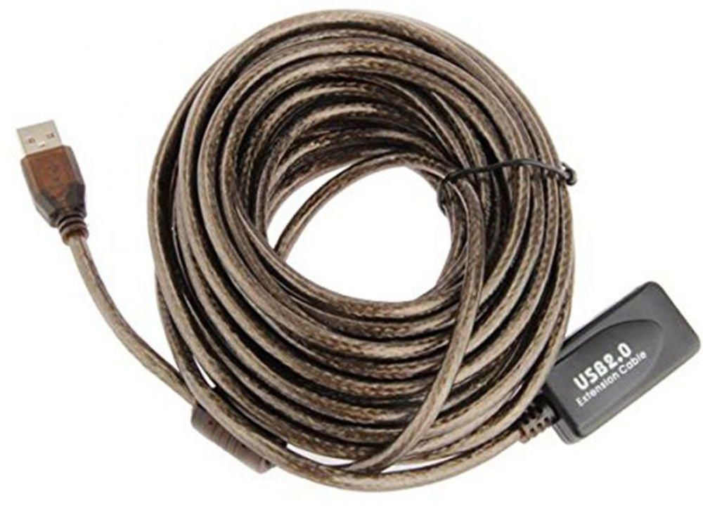 15 Meter USB 2.0 Extension Repeater Cable with Booster A Male to A Female