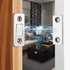 Magnetic Door Closers Provide Good Security Protection For Your Personal Items. 3 Pieces.