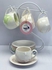 Alandalos Porcelain Coffee Set 12 Pieces + Andalus Brand Stand, High Quality Material