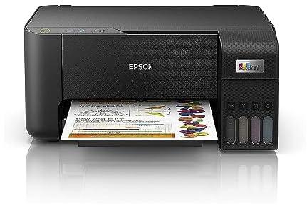 Epson Ecotank L3210 Home Ink Tank Printer A4, Colour, 3 In 1 Printer, Black, Compact