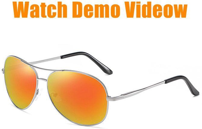 Fashion Aviator Sunglasses Metal Frame Polarized Sunglasses For Men-Red SC