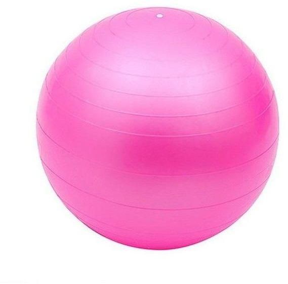 Pink Color Gymnastic Strength 65cm 26 Inch Yoga Ball Exercise Fitness -