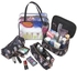 4 Piece Toiletry Bag Set, Waterproof Home, Travel Cosmetic Train Case Makeup Bags for Women with Handle, Zipper – 4 Makeup Bags Set (Paris Je T'aime)