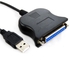 USB to 25 Pin DB25 Parallel Printer Cable Adapter
