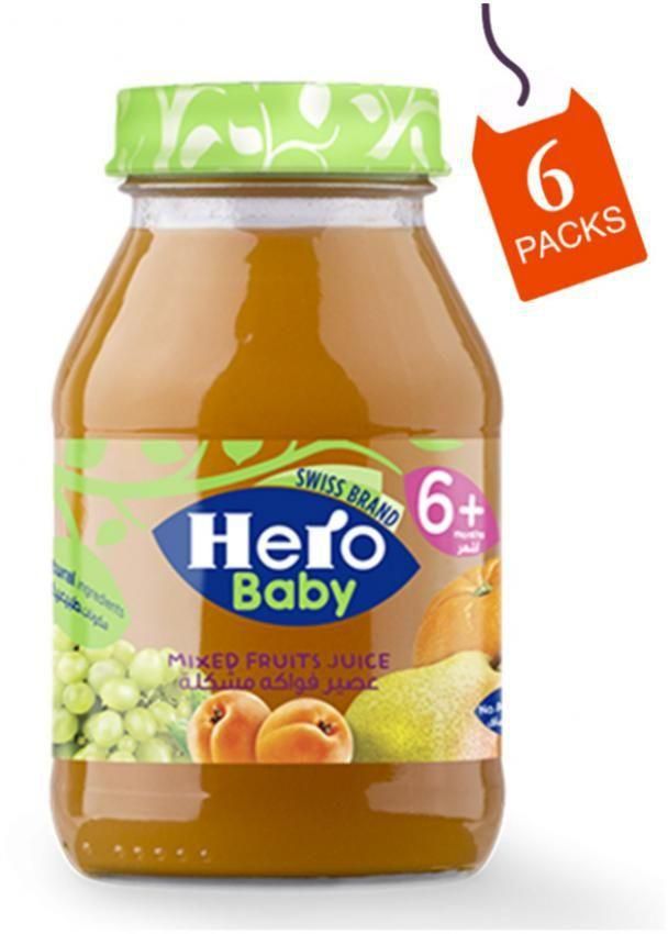Hero Baby Mixed Fruits Juice - 130g - 6 Packs