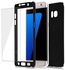 DOWIN 360 Full Coverage Hybrid Hard Case Cover WITH Tempered Glass Film for Samsung Galaxy S7 Edge Black COLOR