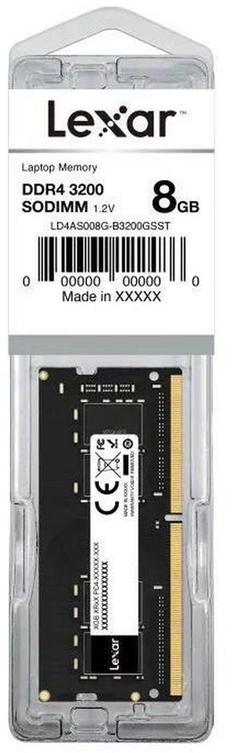 Lexar 8GB DDR4-3200 SODIMM Laptop MemoryHigh-Performance SO-DIMM RAM