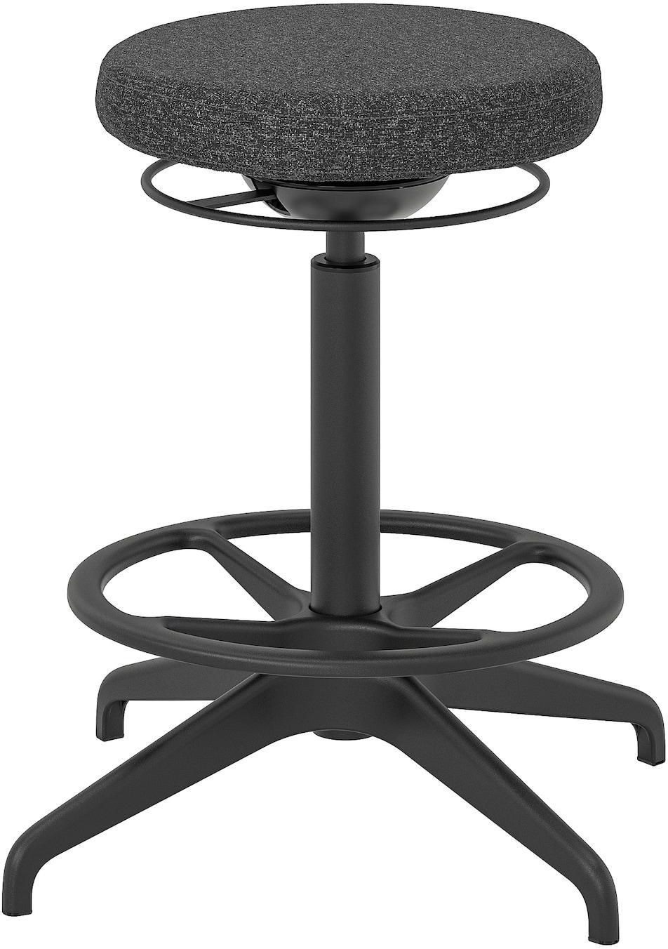 LIDKULLEN Active sit/stand support - Gunnared dark grey
