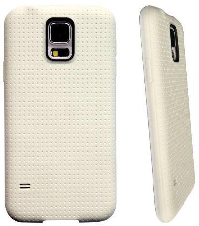 كفر حماية بلاستيك طري على شكل الهاتف لجوال سامسونج إس5 -I9600  مع واقي شاشة ألتيميت، Samsung Case S5