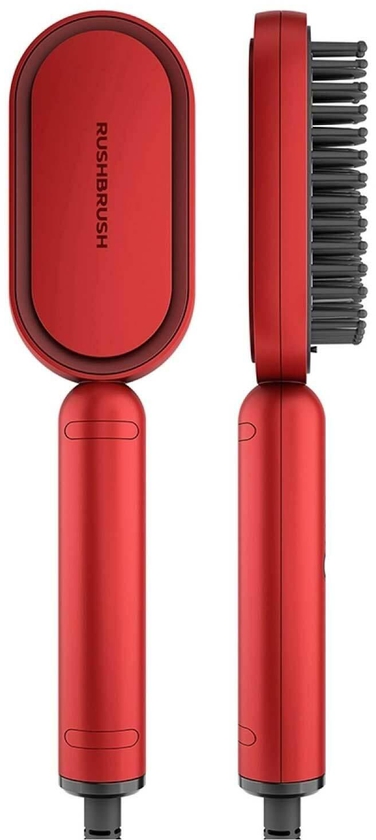 Rush Brush S3 Lite Hair Straightening Brush - Red