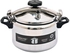 Aluminum Pressure Cooker With Lid Silver 9.0Liters