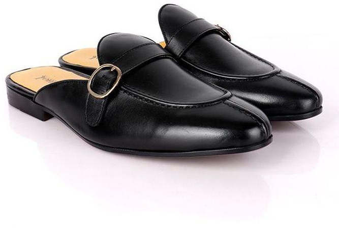 Mens Casual Half Shoes Party Footwear-Black Half Shoe For Men