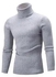 Fashion Warm Pull Neck Sweater - Grey