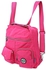 Fashion Ladies Zipper Multifunctional Shoulder Messenger Bag - Pink