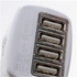Generic - 4-Port USB Car Charger White