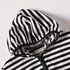Teen Girl's Casual Jacket Striped Design All Match Hooded Jacket
